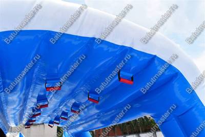 Коммерческий аквапарк на воде «Улыбка моря» 37×32×4 м