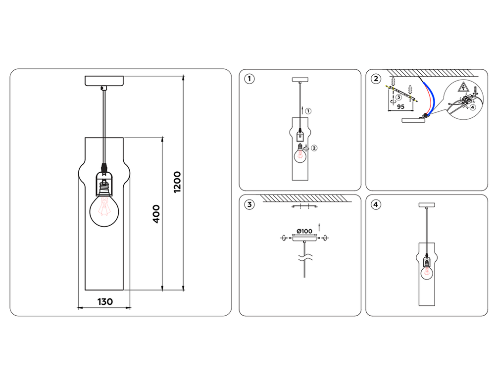 Ambrella Подвесной светильник Traditional TR3561