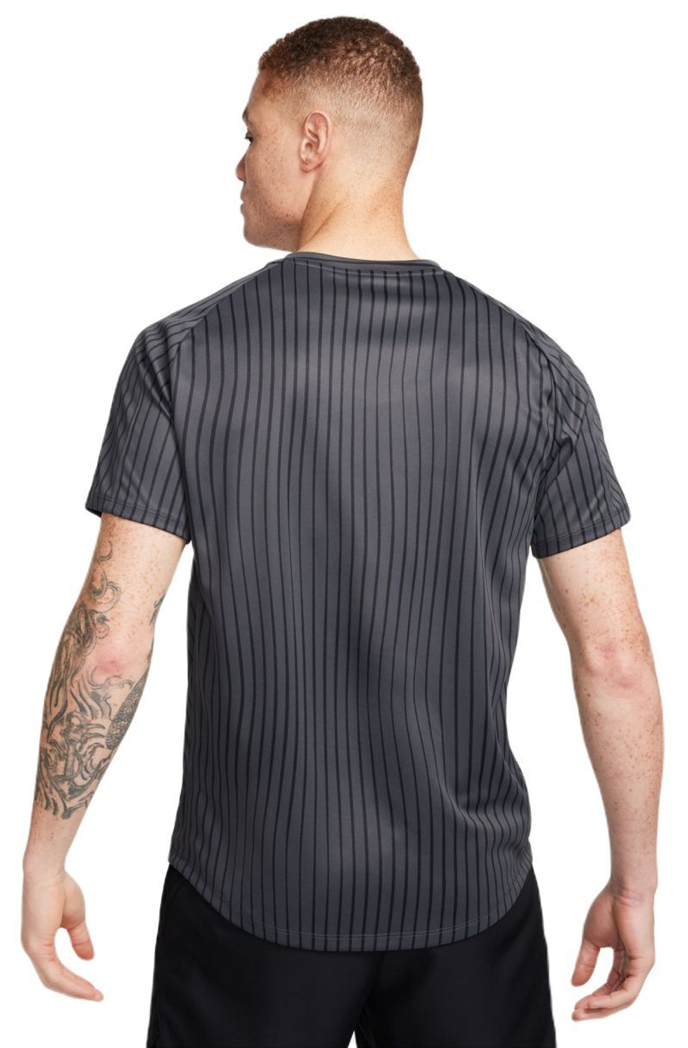 Мужская теннисная футболка Nike Court Dri-Fit Victory Novelty Top - anthracite/white