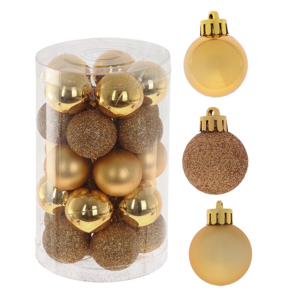GAEM Набор из 25шт Украшение новогоднее "Шар", D 3 см, L8 W8 H13 см
