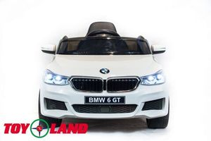 Детский электромобиль Toyland BMW 6 GT Белый