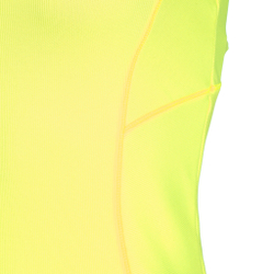 Женская теннисная майка Lucky in Love One Love Rib Tank Top Women - Neon Yellow