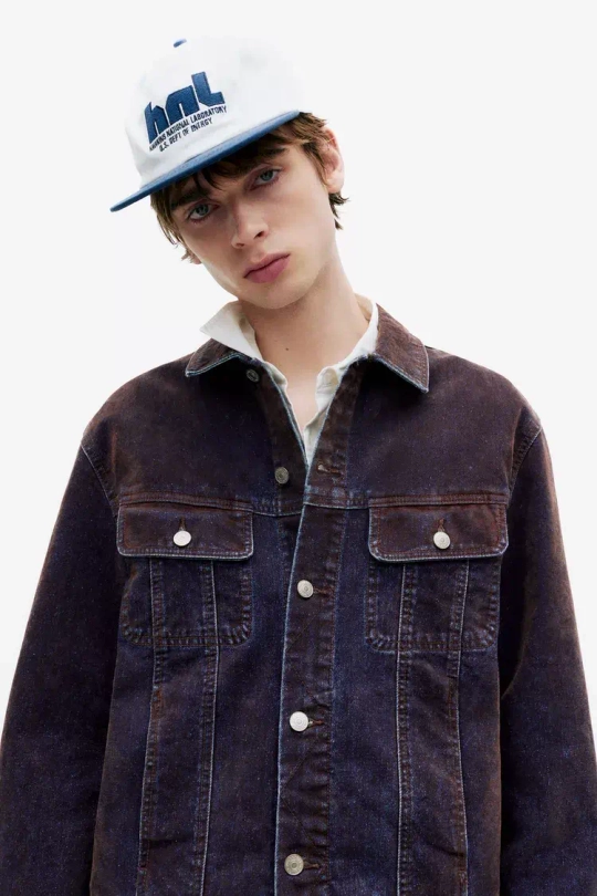 PULL&BEAR Джинсовая куртка "Stranger Things", коричневый