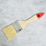 Кисть плоская 2" 50мм искусственная щетина, деревянная ручка