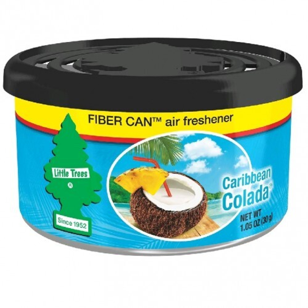 Car-Freshner Ароматизатор в баночке Car-Freshner Fiber Can Fiber Can Caribbean Colada Карибский коктейль