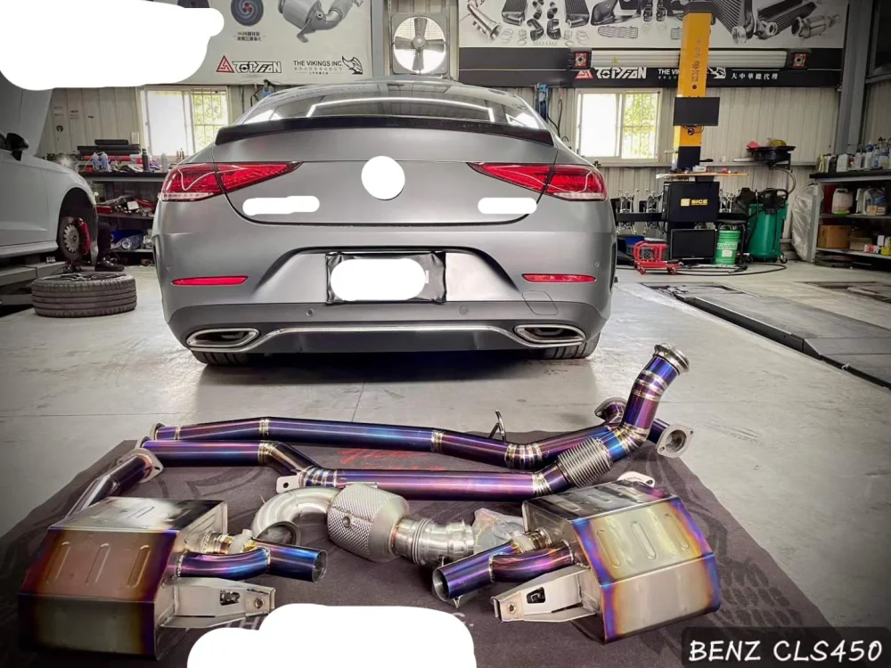 Выхлопная система с заслонками для Mercedes-Benz CLS 450 C257 2018+ 3L