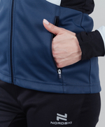 Куртка NORDSKI PRO Pearl Blue/Blue, тренировочная, женская