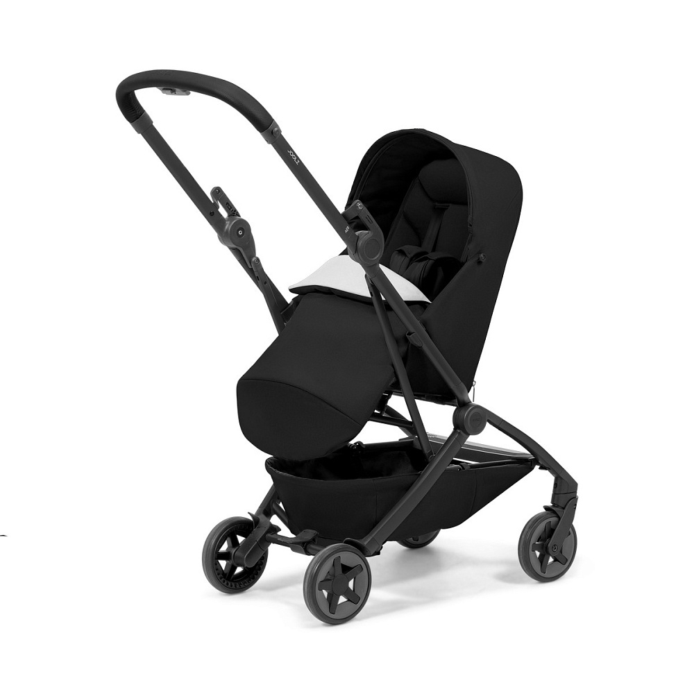 Детская прогулочная коляска Joolz Aer 2 с бампером и реверсивным блоком Space Black