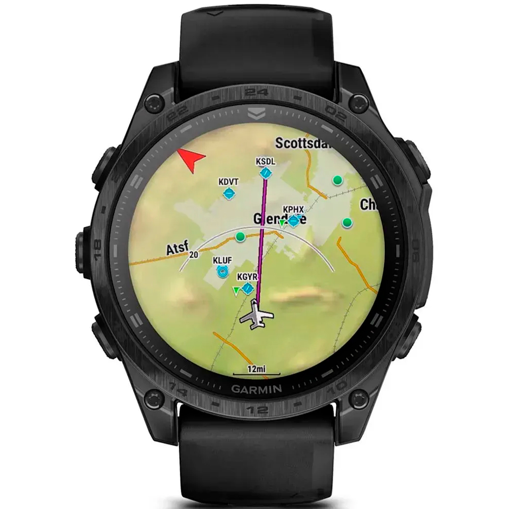 Часы -навигато Garmin Tactix 8 Standard, AMOLED 47mm Ballistics, Solar, черный, 010-03405-01