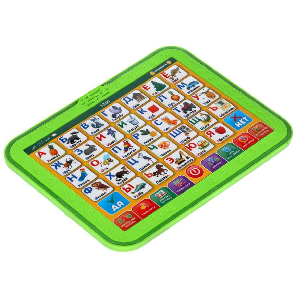 Детский обучающий планшет со светом Азбука