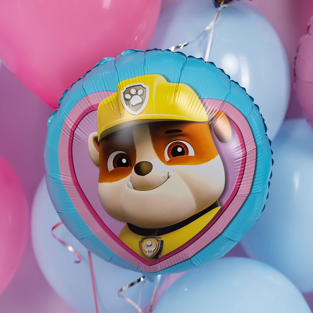 Шар (18''/46 см) Круг, Щенячий патруль, Крепыш, 1 шт. в уп.