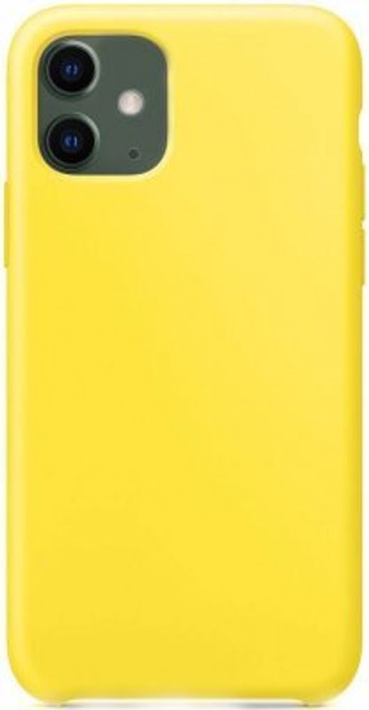 Накладка iPhone 11 силикон yellow