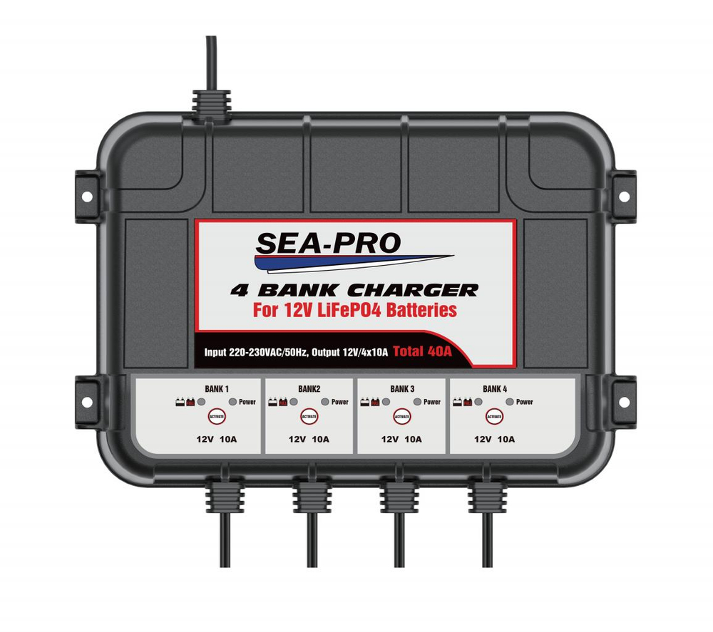Зарядное устройство SEA-PRO ТЕ4-0274 (4х12В LiFePo4)