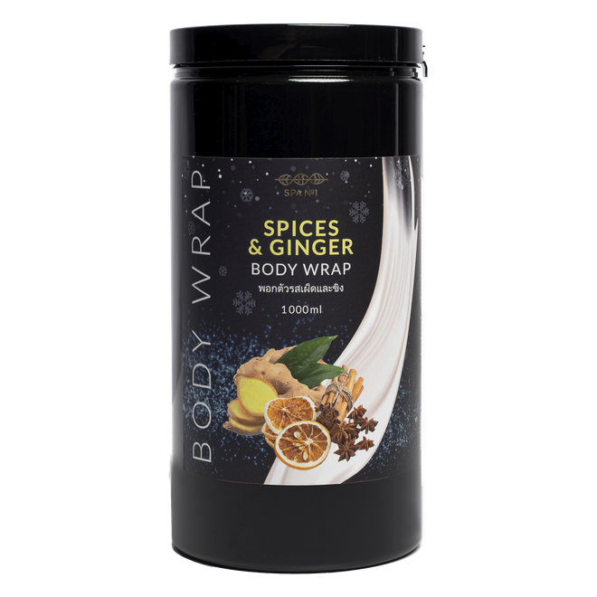 Кремовое обертывание для тела пряные специи и имбирь 1000мл