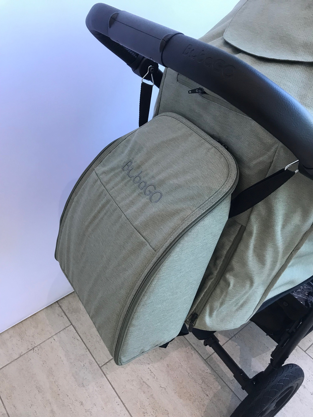 Коляска детская прогулочная BubaGo арт. BG 130-2 MODEL BASS color/цвет Green/Зеленый