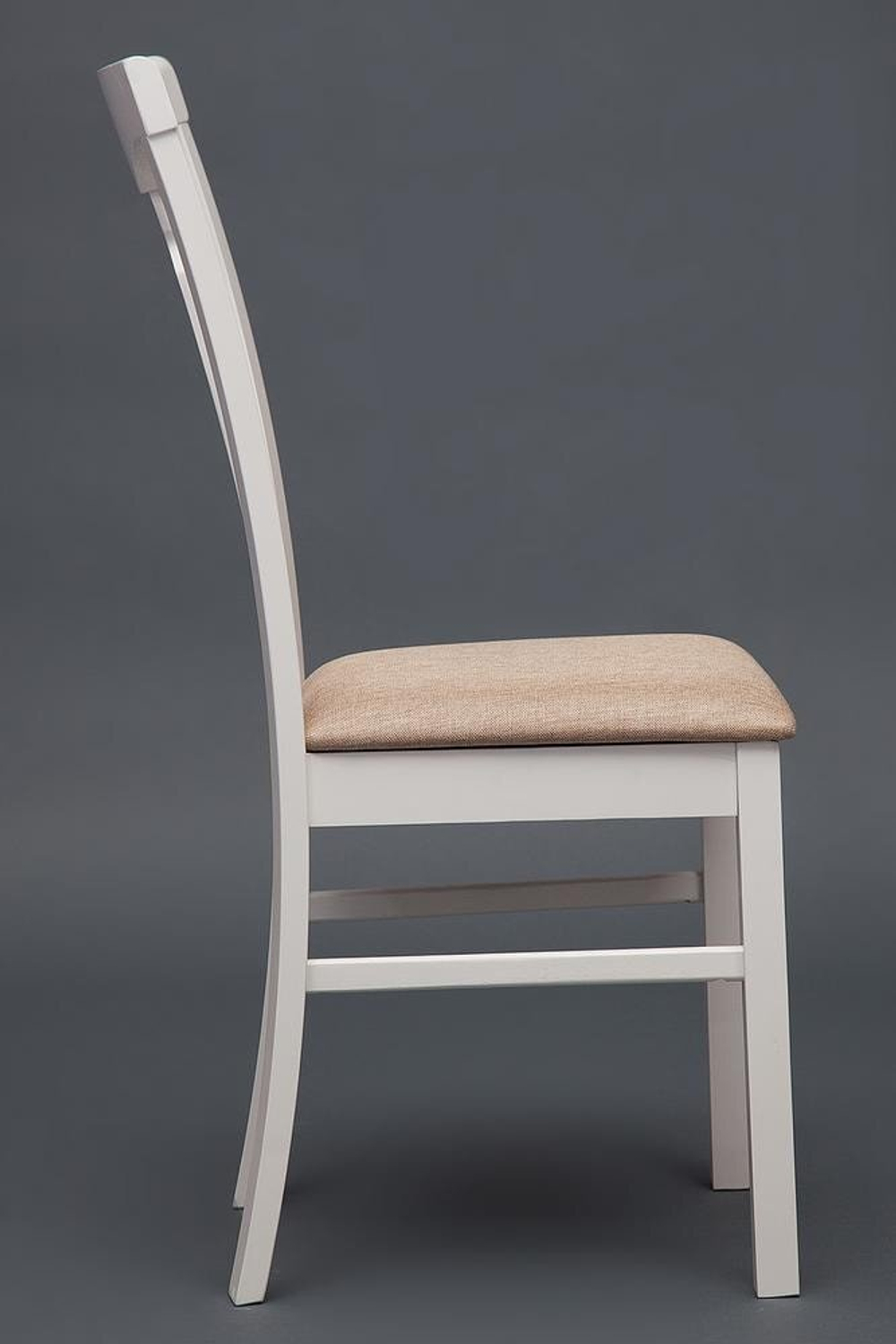 Стул - Гермес/ Hermes дерево гевея, 43х49х94см, butter white, ткань песочная (Jaffy 104-58)