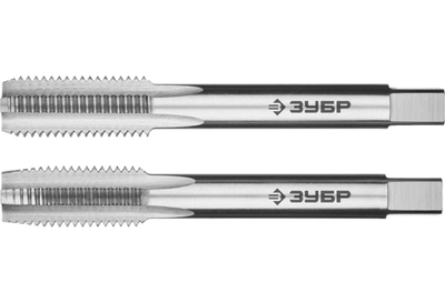 ЗУБР М12 x 1.5 мм, сталь Р6М5, комплект машинно-ручных метчиков, Профессионал (4-28007-12-1.5-H2)