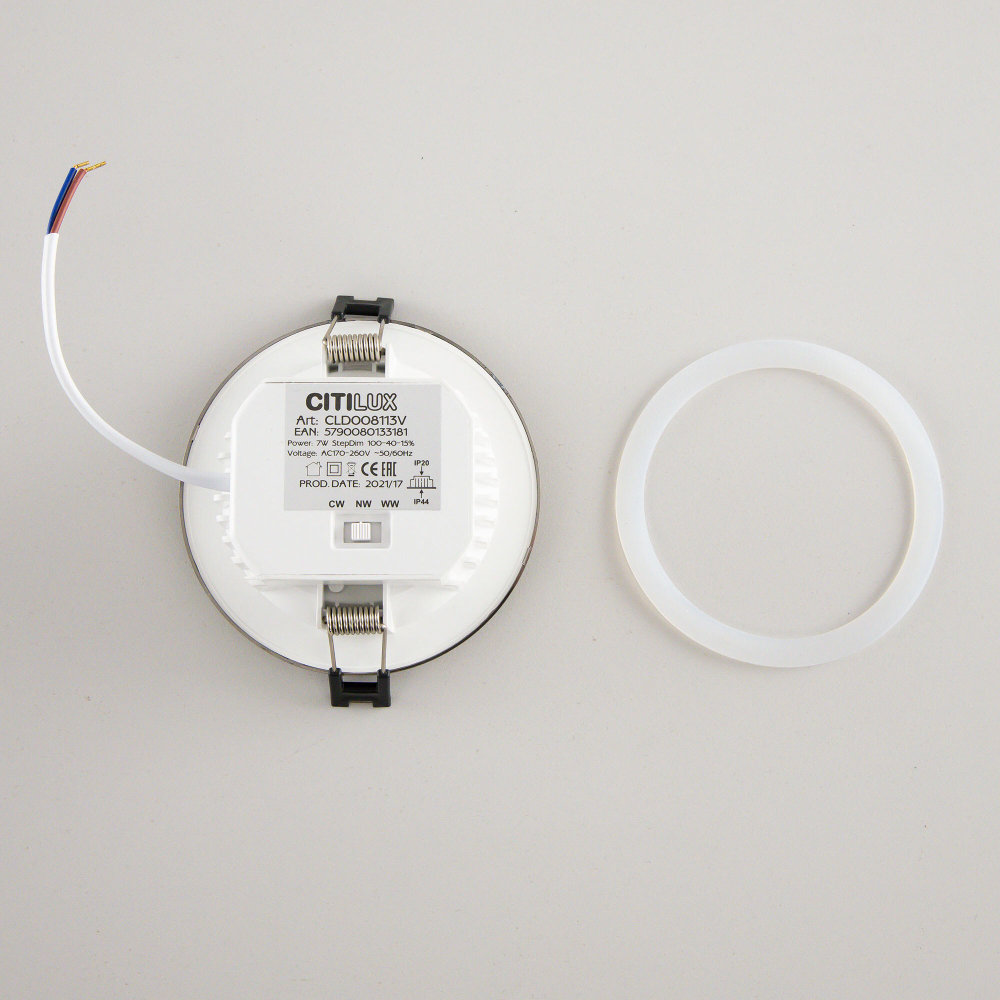 Citilux Акви CLD008113V LED Встраиваемый светильник Бронза