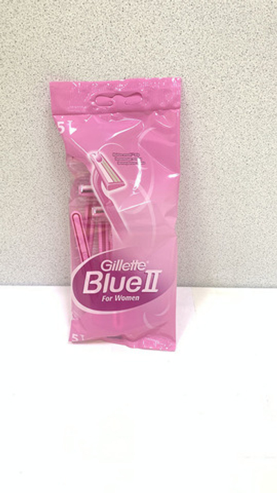GILLETTE Blue II бритвы одноразовые д/женщин 5шт.