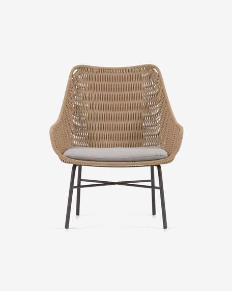 Плетеное кресло Abeli бежевоe