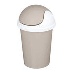 Контейнер для мусора "Rambai" круглый 10л (бежевый)