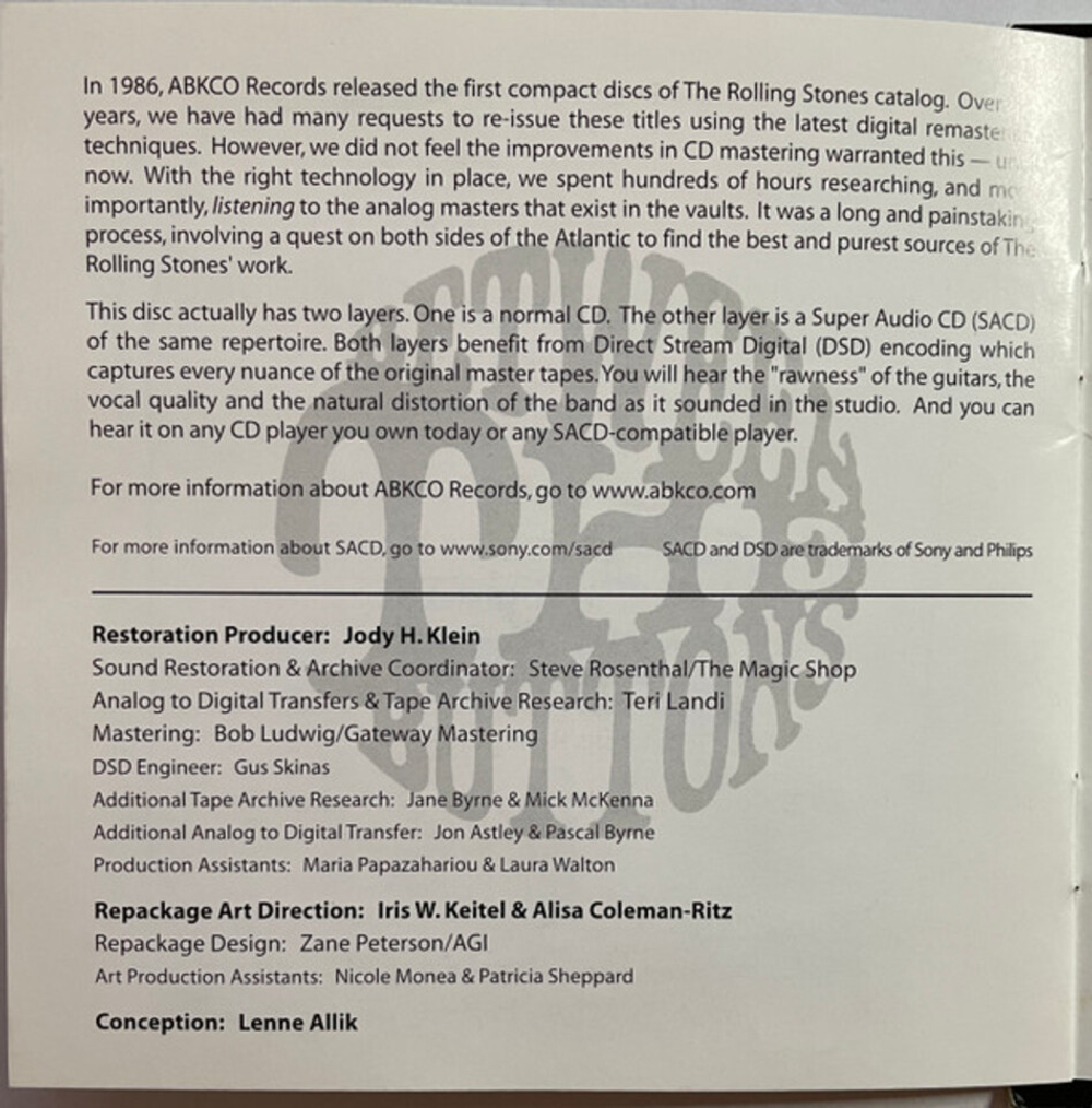 The Rolling Stones / Between The Buttons (SACD)