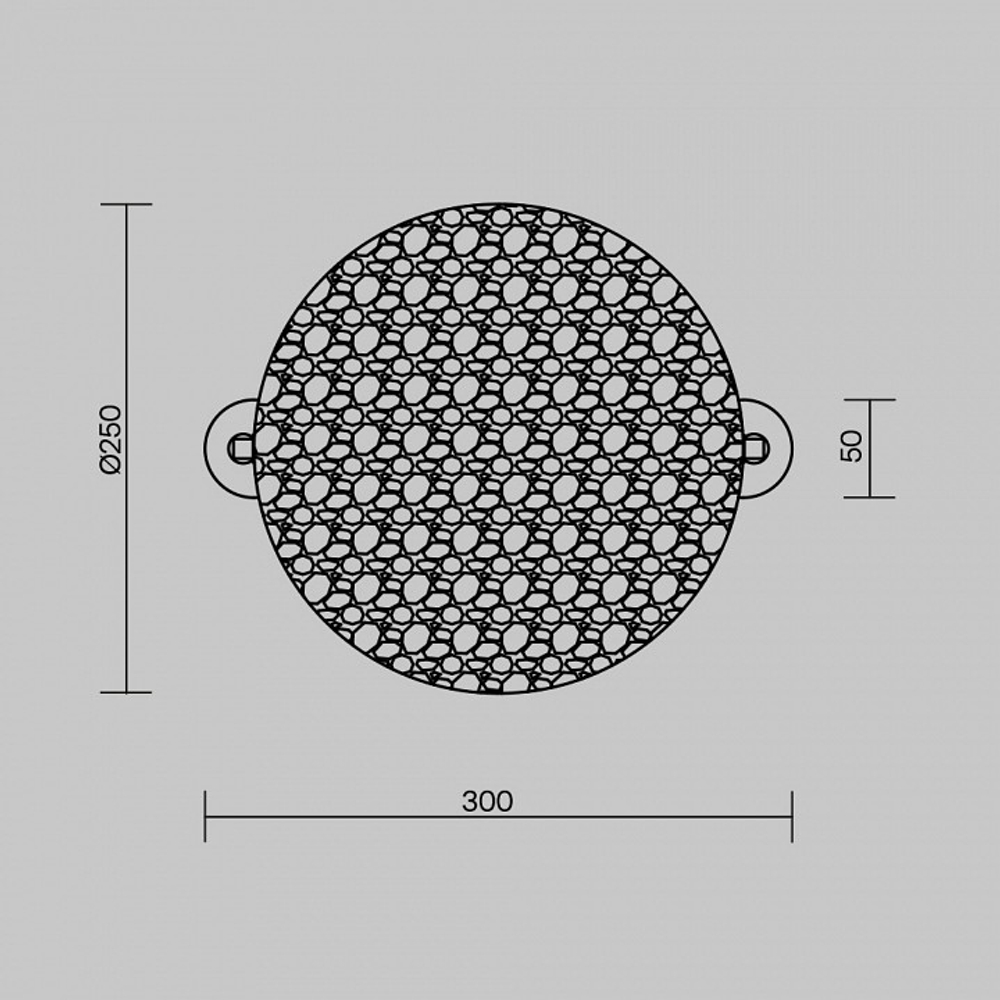 Накладной светильник Maytoni Mangata MOD387WL-L8CH3K