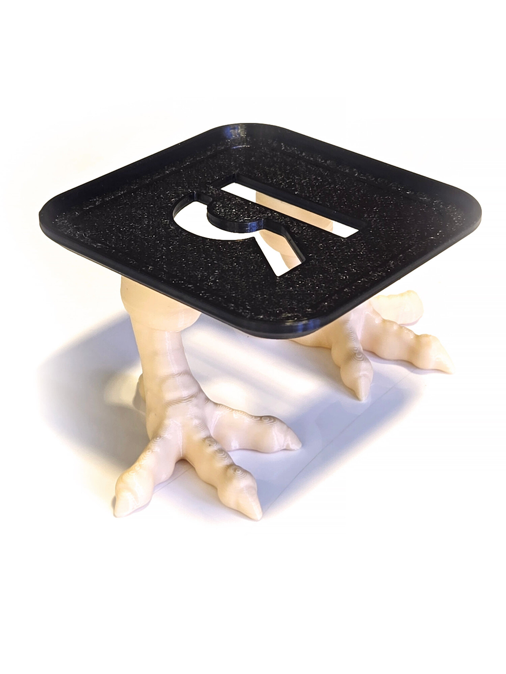 Шуточная подставка для Яндекс станции миди (Яндекс-Алиса) 3D печать, черная