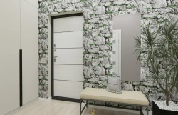 Обои бумажные, моющиеся, полуметровые, 0,53*10м, Камни 3