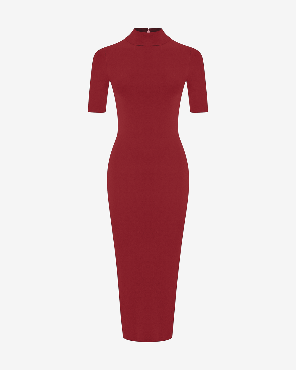 Платье миди с открытой спиной из вязаного трикотажа