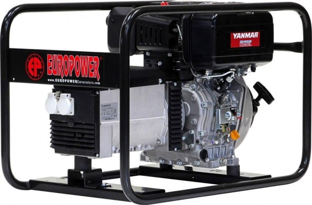 Электростанция дизельная с воздушным охлаждением EUROPOWER EP 6000 D 953010600