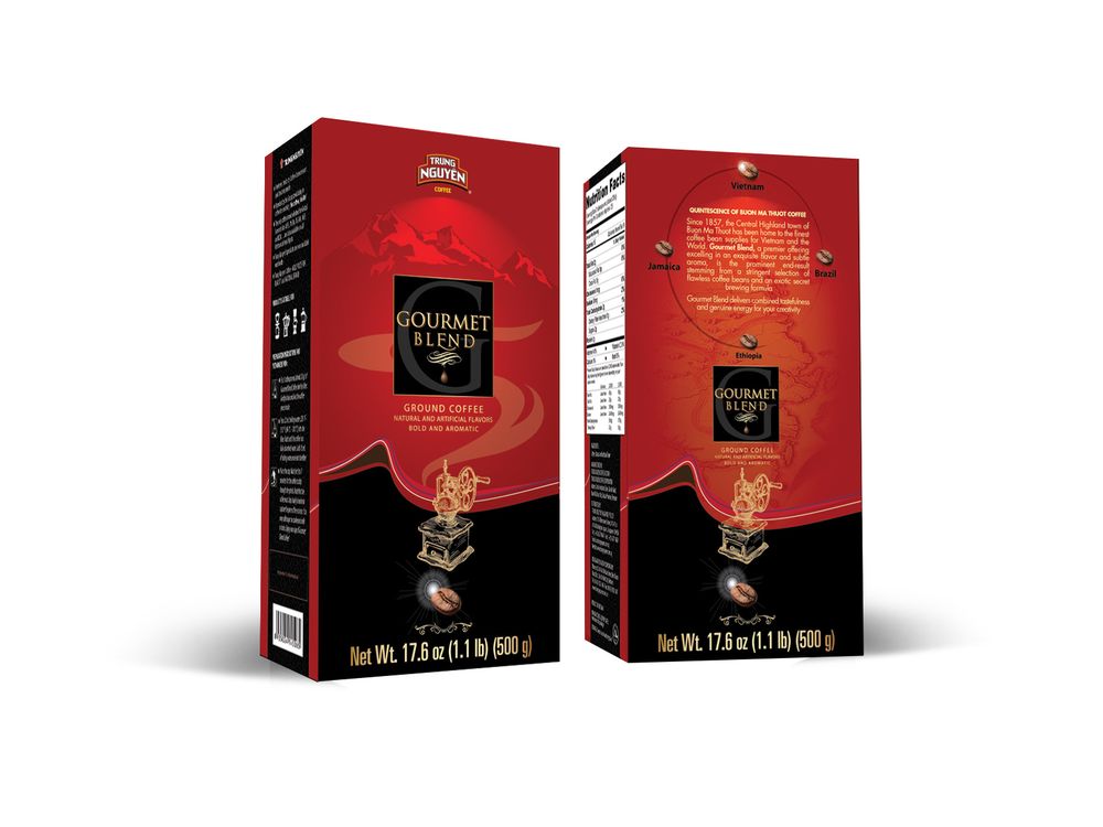 Молотый кофе Trung Nguyen Gourmet Blend, 500 гр.