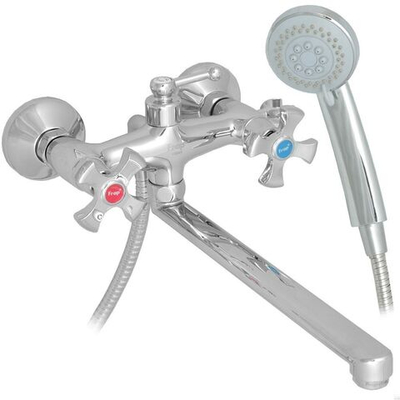 Смеситель для ванны, Frap, с кран-буксой, хром, F2293