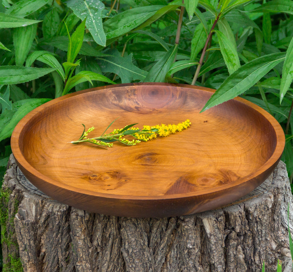 Чаша-Тарелка Art of Siberia из сибирской пихты, 18 см. T60