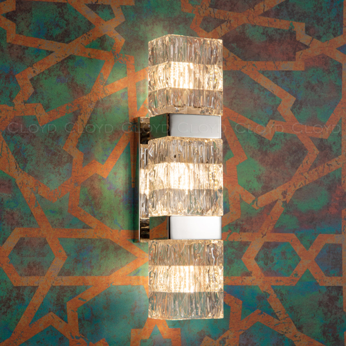 Бра Cloyd CORUND-A W3 / выс. 42 см - хром (арт.20273)