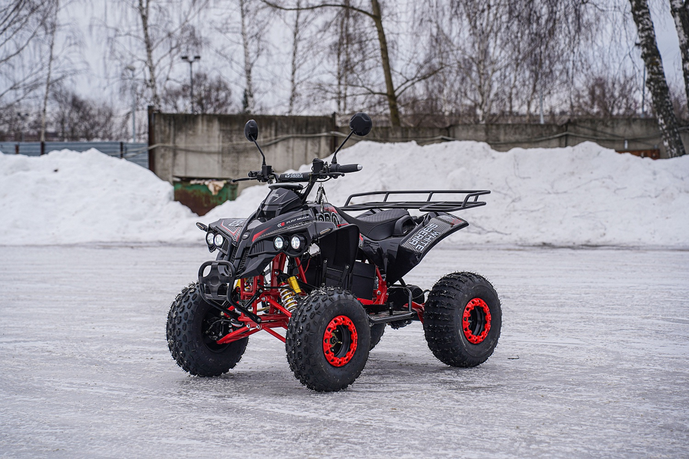 Электроквадроцикл White Siberia SNEG PRO R 3000W Черный