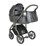 Детская коляска Roan Bass Next Кожа 2 в 1 RN083/1 Graphite Pearl