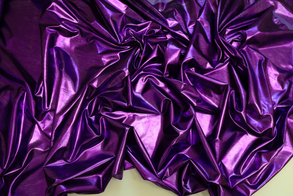 Трикотаж голография фиолетовый