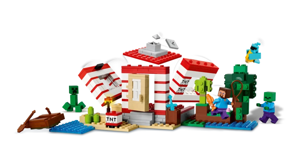 Конструктор LEGO Minecraft 21275 Дом в джунглях TNT