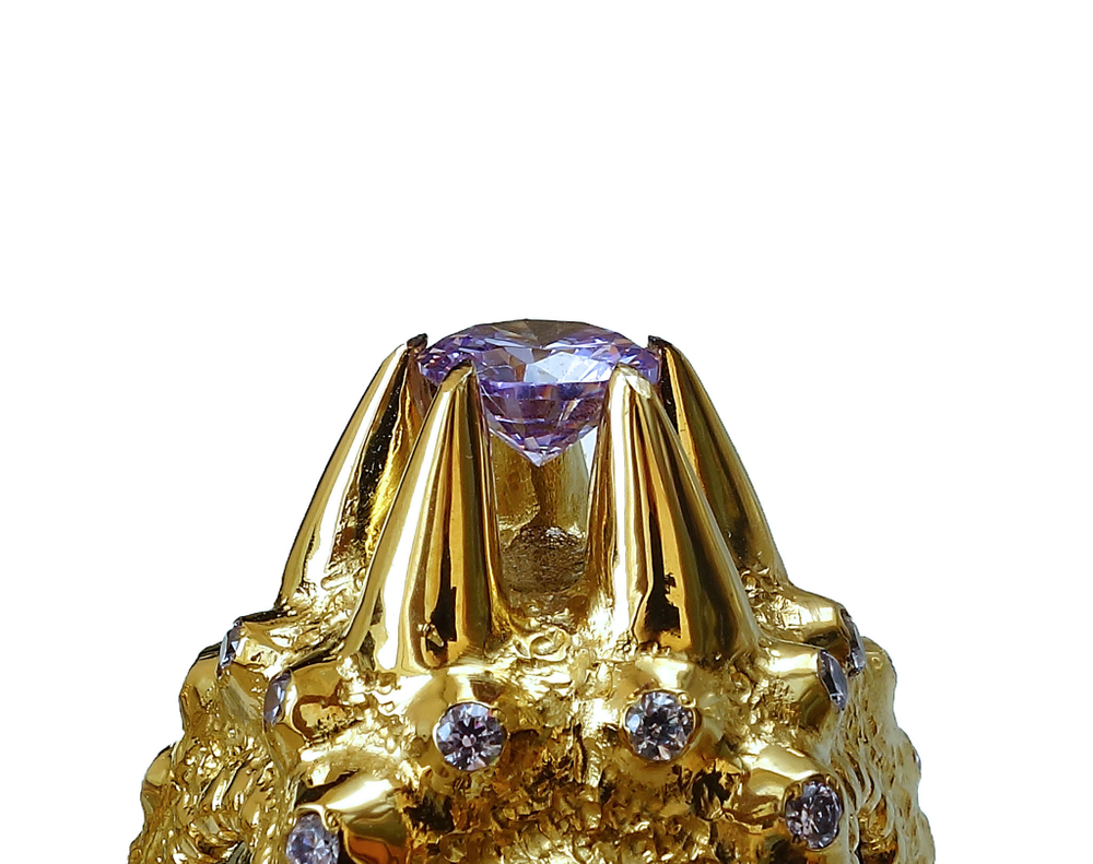 Икорница "Морская звезда - Аметист" (Златоуст)