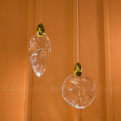 Подвесной светильник Cloyd GLOCK-C P2 / Ø20 см - золото (арт.11625)