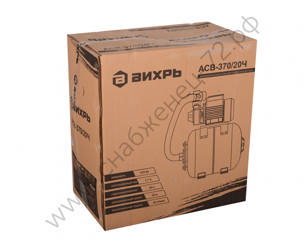 Насосная станция ВИХРЬ АСВ-370/20Ч