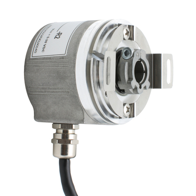 Инкрементальный программируемый энкодер INNOCONT EIP 58HO 12630V3000-R2 D=58мм, полый вал 12мм, 5…30VDC, выход TTL/HTL с инверсией, IP 54