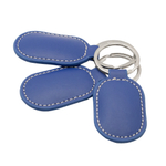 Кожаный RFID брелок T5577 “CLASSIC TEMIC” СИНИЙ