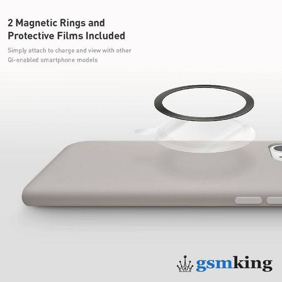 Uniq HYDE Air Click 10000mAH Magnetic Wireless Power Bank with 20W USB-C PD Gray