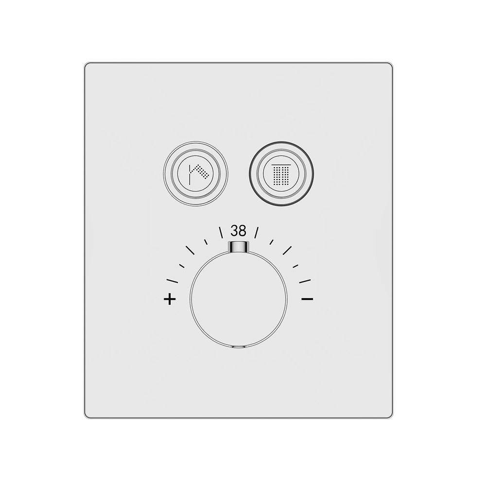 Душевой комплект Vincea Inspire VSFW-3I21T1RCH встраиваемый, термостатический, 2 режима, хром