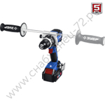 ЗУБР Т7, 20 В, 100 Н·м, 2 АКБ (4 А·ч), бесщеточная дрель-шуруповерт, кейс, Профессионал (DB-211-42)