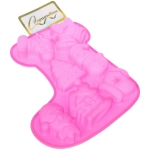 Форма силиконовая «Новогодний носочек» 21*17,6*2,3см