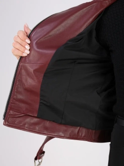 Кожаная куртка демисезонная косуха