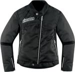 Мотокуртка - ICON HELLA 2 (женская, текстиль, черная)